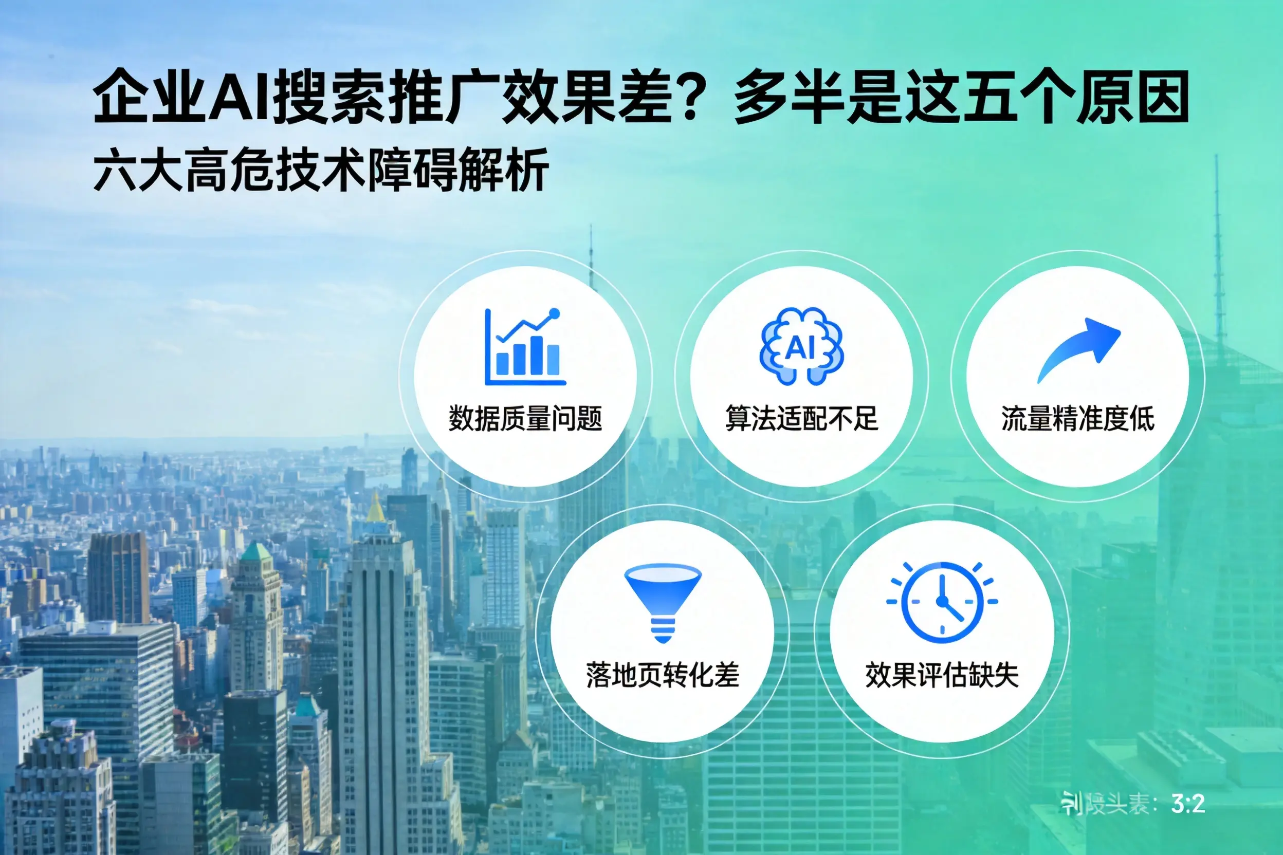 莲池企业AI搜索推广效果差?多半是这五个原因